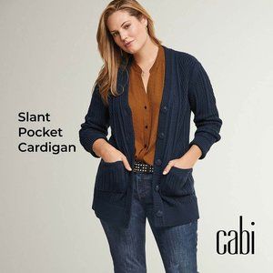 CAbi Fall 2020 Slant Pocket Cardigan